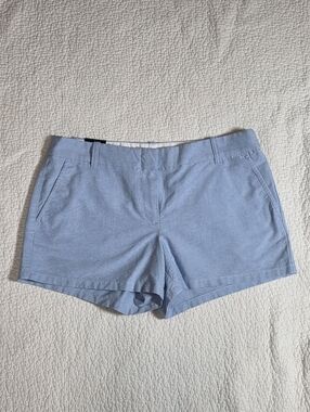 NWT J.Crew Blue 3.5" Classic Oxford Short